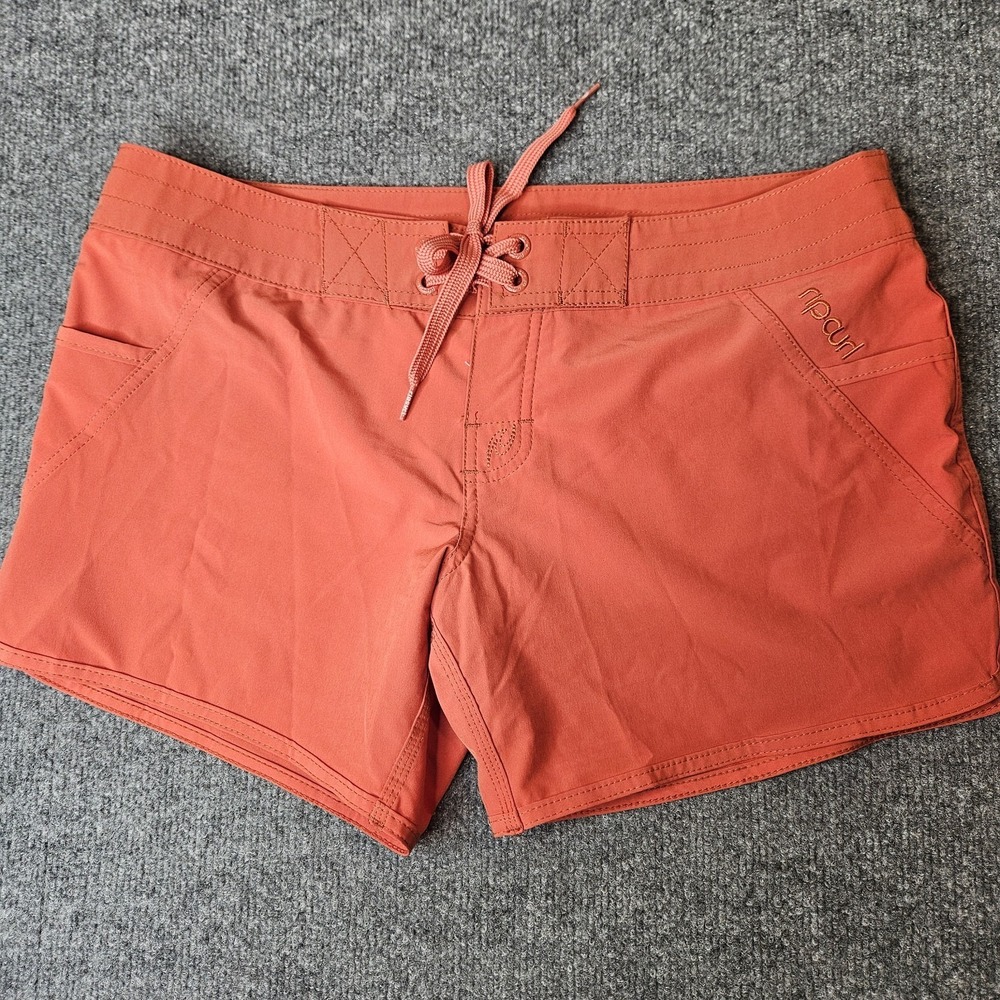 Ripcurl Women's Boardshorts Size 7 Burnt Orange Surf Beach Swim